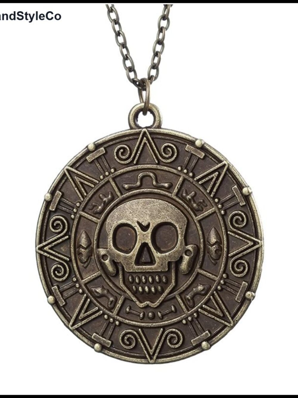 Pirates of the Caribbean Skull Necklace Halloween Pirate Costume Accessory